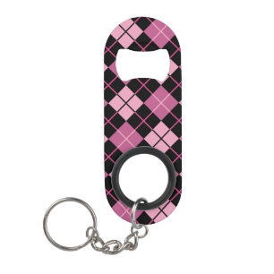 Argyle Pattern in Black and Pink