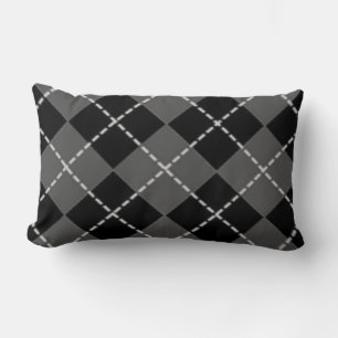 ARGYLE PATTERN LUMBAR CUSHION