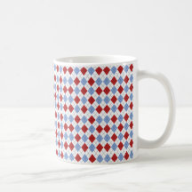 Argyle Pattern Mug
