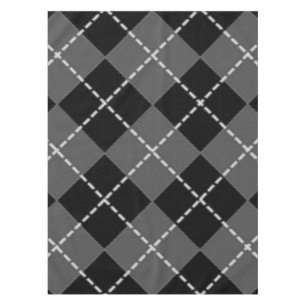 ARGYLE PATTERN TABLECLOTH