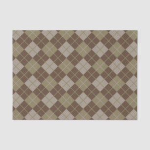 Argyle Pattern Tissue Paper