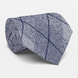argyle pearl grey tie