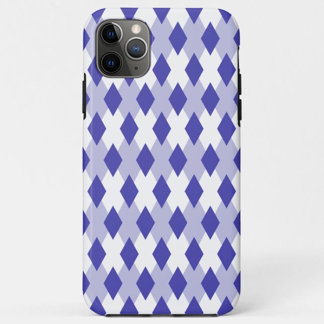 Argyle Plaid Pattern_4A46B0 Case-Mate iPhone Case (Back)