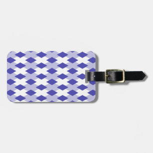 Argyle Plaid Pattern_4A46B0 Luggage Tag
