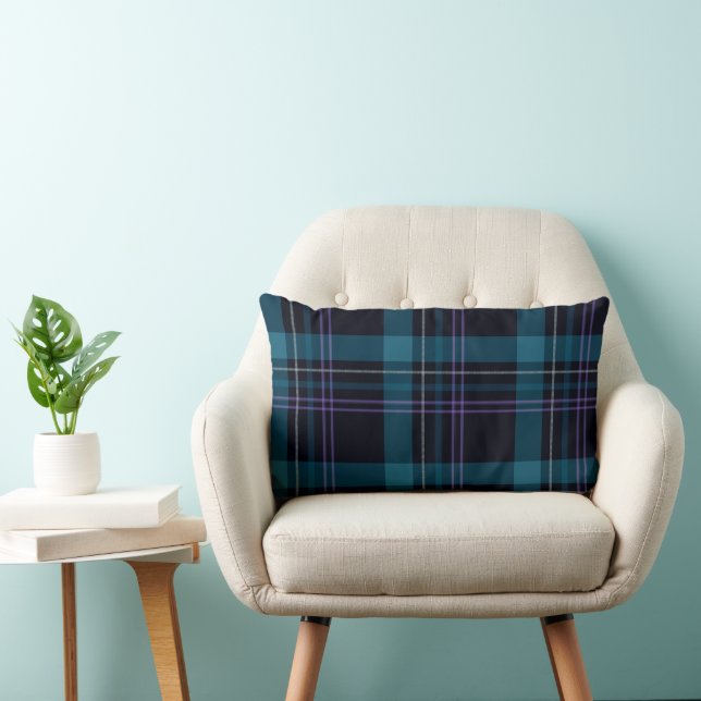 Argyle tartan Scottish check pattern Lumbar Cushion (Chair)