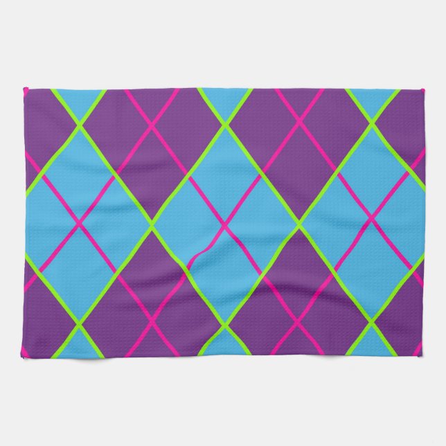 Argyle Tea Towel (Horizontal)