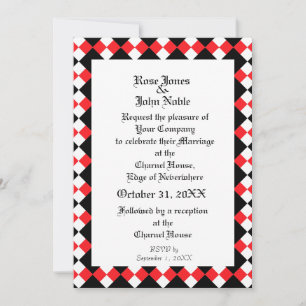 Argyll Ivory XI (Ruby) Wedding Invitation