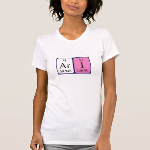 Ari periodic table name shirt