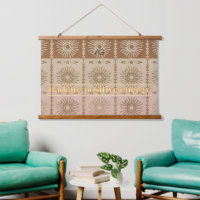 Aria Grace Cinnamon Sun Tribal Radiance Pattern