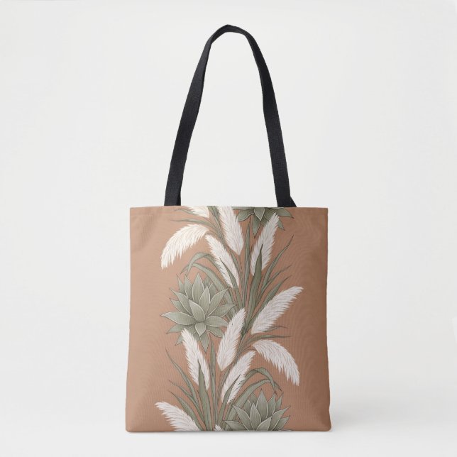 Aria Grace Earth & Spirit Desert Minimalism Print Tote Bag (Front)