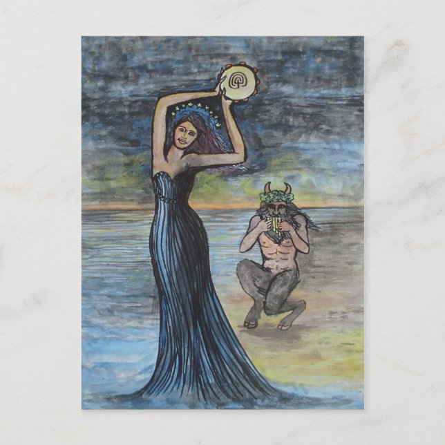 Ariadne and Dionysus Postcard (Front)