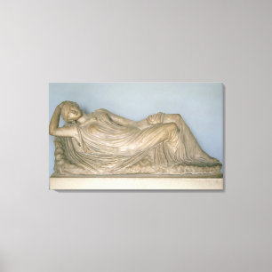Ariadne Asleep, Hellenistic from Alexandria, 2nd c Canvas Print