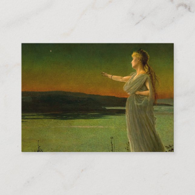Ariadne at Naxos John Atkinson Grimshaw  Enclosure Card (Front)