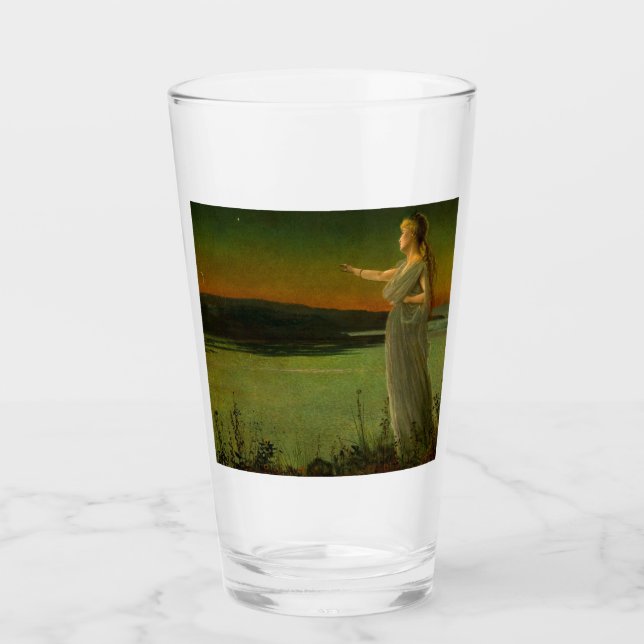 Ariadne at Naxos John Atkinson Grimshaw  Glass (Front)