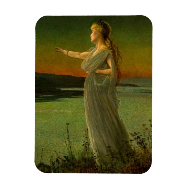 Ariadne at Naxos John Atkinson Grimshaw  Magnet (Vertical)