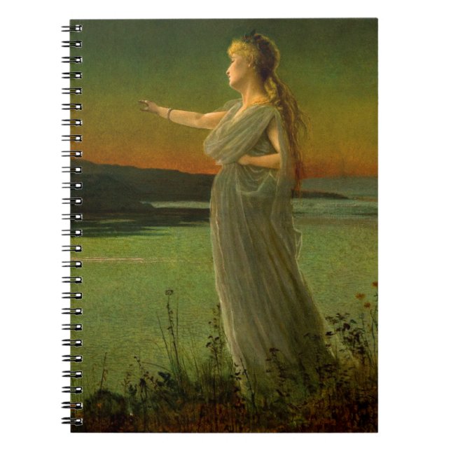 Ariadne at Naxos John Atkinson Grimshaw  Notebook (Front)