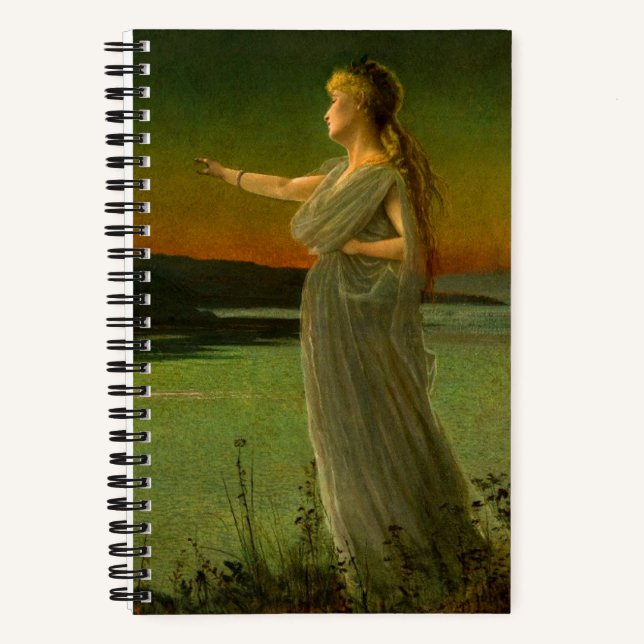 Ariadne at Naxos John Atkinson Grimshaw  Notebook (Front)
