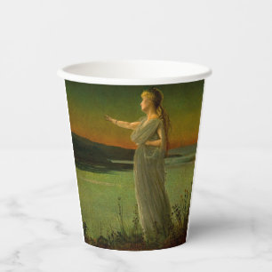 Ariadne at Naxos John Atkinson Grimshaw Paper Cups
