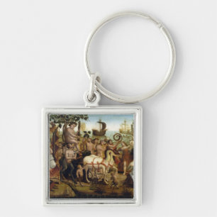 Ariadne in Naxos, from the Story of Theseus (oil o Key Ring