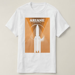 Ariane Guiana Space Centre space art T-Shirt
