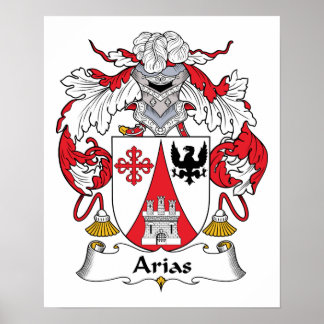 Arias Family Crest Poster