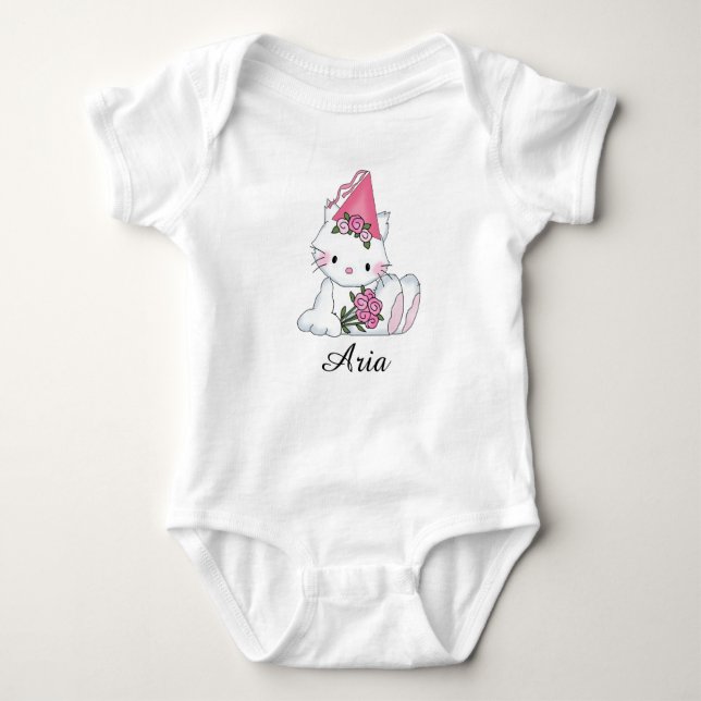 Aria's Personalised Baby Gifts Bodysuit (Front)