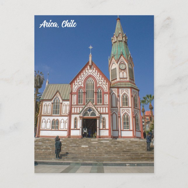 Arica, Chile, Cathedral Postcard (Front)
