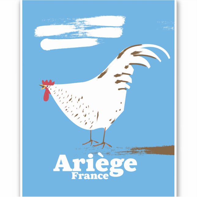 Ariège France travel poster. (Front)