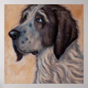 Ariegeois - Dog Portrait Poster