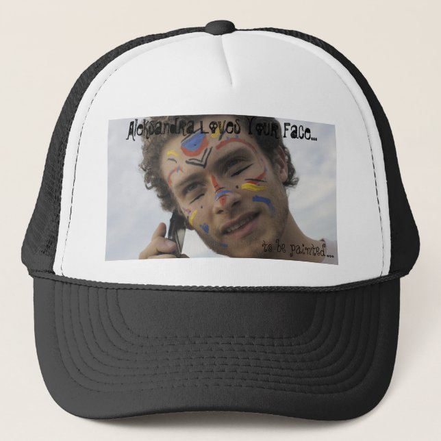 Ariel face paint hat (Front)