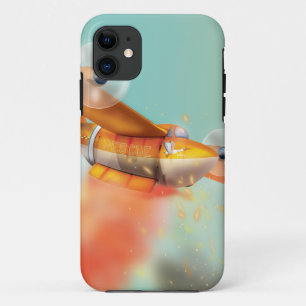Ariel Firefighting fire plane Case-Mate iPhone Case