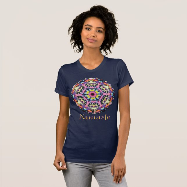 Ariel Namaste Kaleidoscope T-Shirt (Front Full)