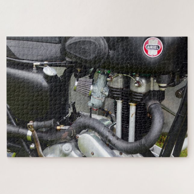 Ariel NG 350 wartime motorbike engine. Jigsaw Puzzle (Horizontal)