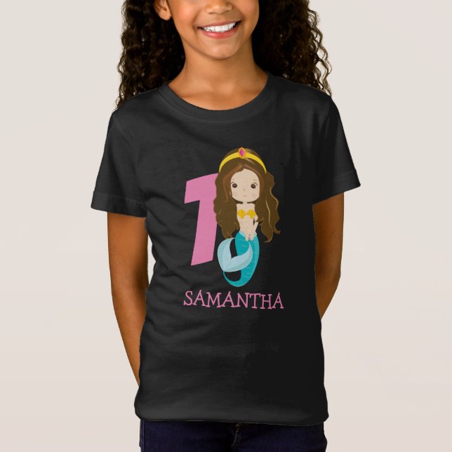 Ariel – Our Little Mermaid 1st birthday  T-Shirt (Front)