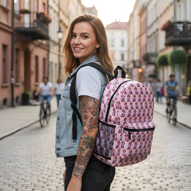 Ariel Printed Backpack (Creator Uploaded)