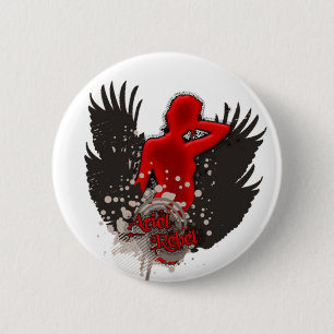 Ariel Rebel Flying logo - button
