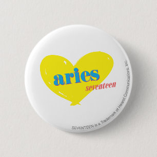 Aries 3 6 cm round badge