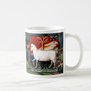 Aries Ancient Zodiac Sign Astrology Mug Navy Blue