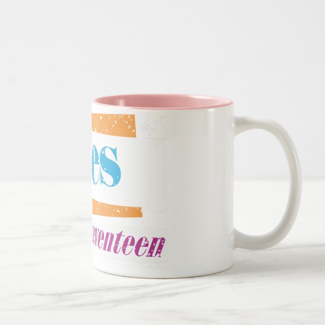 Aries Aqua Two-Tone Coffee Mug (Right)