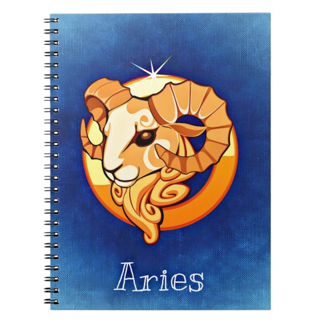 Aries, Ariete Spiral Notebook (Front)