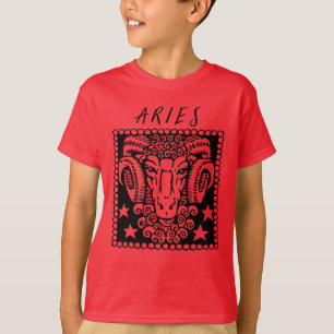 Aries Astrology Sign Horoscope Zodiac Logo T-Shirt