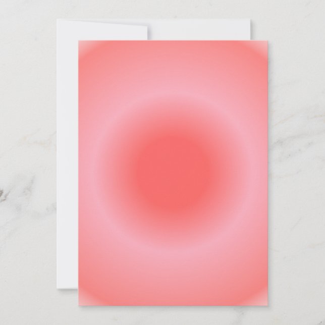 Aries Aura Gradient Zodiac, Red Pink Gradient Holiday Card (Front)
