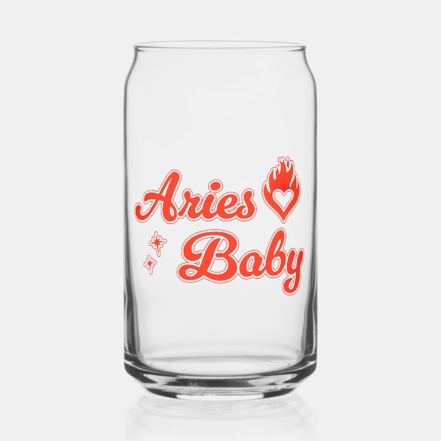 Aries baby glass (Front)