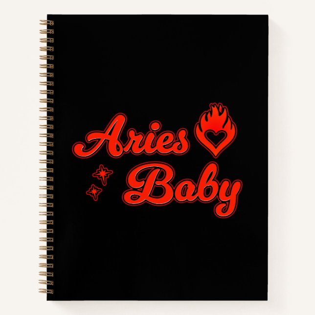 Aries baby notebook  (Front)