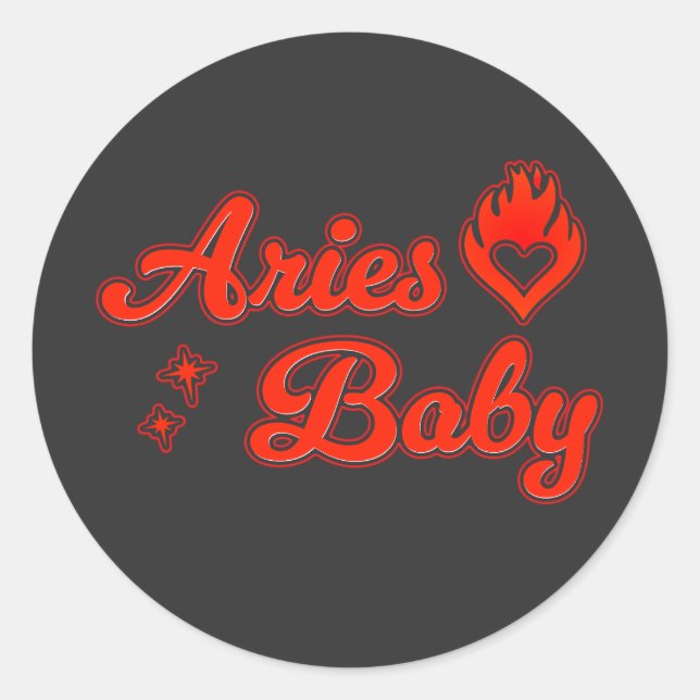 Aries baby sticker (Front)