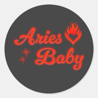 Aries baby sticker