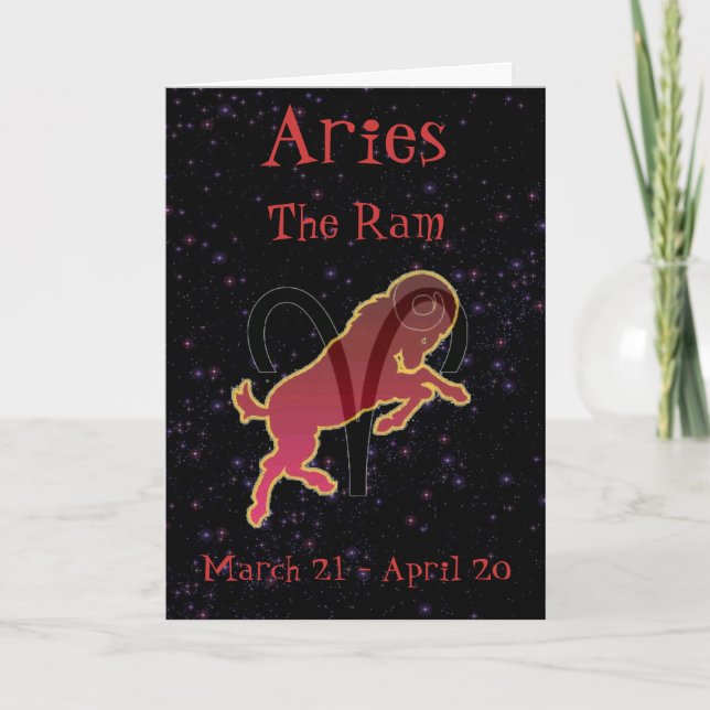 Aries Birthday card (Front)