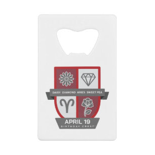 Aries Birthday Crest™ for April 1-19