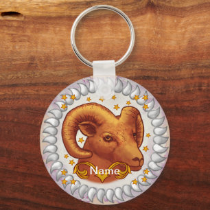 Aries  Birthday  keychain