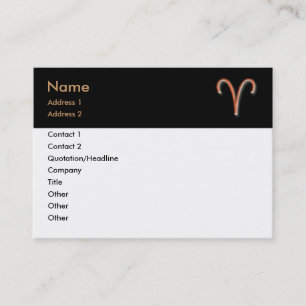 Aries Business Card